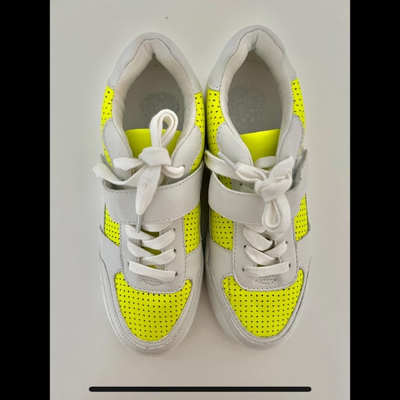 Vince Camuto Sargita Leather Sneakers - Picture 2 of 3